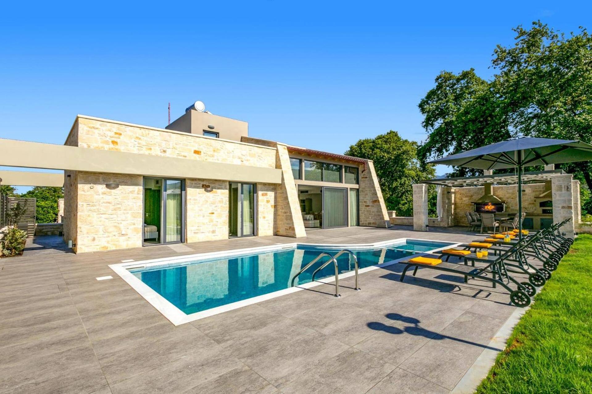Villa Potami Angela By Villa Plus Stilos Exterior foto